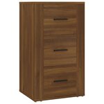 vidaXL Buffet Chêne marron 40x33x70 cm Bois d'ingénierie