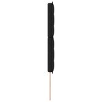 vidaXL Tête de lit Design Lines Noir 140 cm Tissu