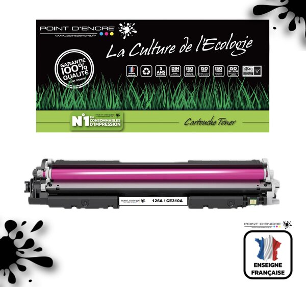 126A / CE310A - MAGENTA - Grande capacité