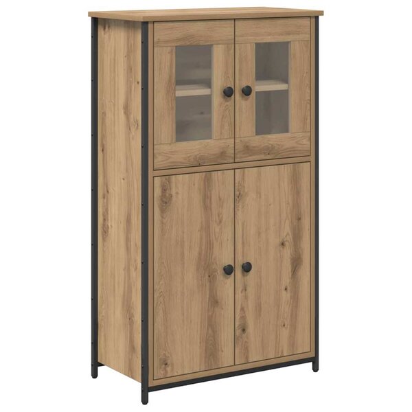 vidaXL Haut Armoire Chêne artisanal 62 x 32 x 106 5 cm