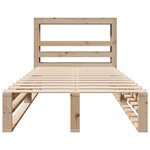 vidaXL Cadre de lit sans matelas 100x200 cm bois massif de pin