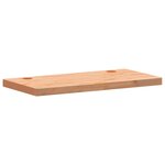 vidaXL Dessus de bureau 110x55x4 cm bois massif de hêtre