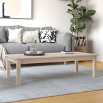 vidaXL Table basse 110x50x30 cm Bois massif de pin