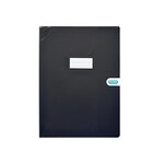 Protège-cahier PVC 150 Strong Line 24x32 cm opaque noir OXFORD