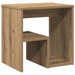 vidaXL Table de chevet chêne artisanal 40x30x40 cm bois d'ingénierie