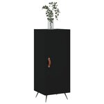 vidaXL Buffet Noir 34 5x34x90 cm Bois d'ingénierie