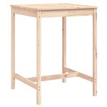 vidaXL Table de jardin 82 5x82 5x110 cm bois massif de pin