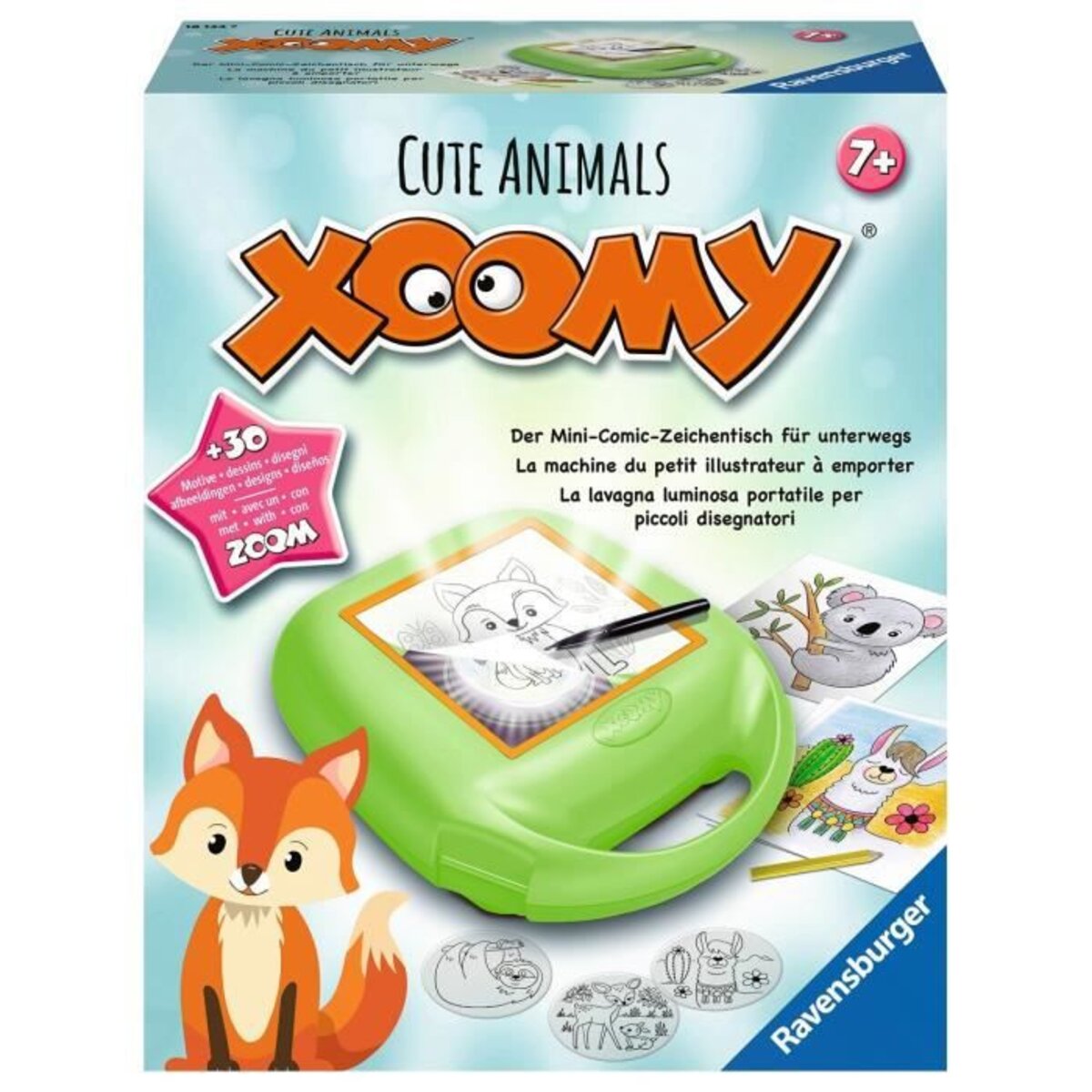 Machine à dessin Xoomy® Midi Cute animals Ravensburger - A partir de 6 ans  vert - Ravensburger