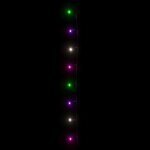 vidaXL Guirlande LED avec 300 LED Multicolore pastel 30 m PVC