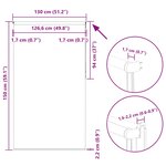 vidaXL Store enrouleur occultant largeur du tissu 126 6 cm polyester