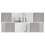 vidaXL Boîtes de rangement pliables 4 Pièces 32x32x32 cm tissu intissé