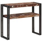 vidaXL Table console 90x30x75 cm Bois de récupération massif