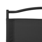 vidaXL Chaises de camping lot de 2 Noir 54x43x59 cm Tissu Oxford