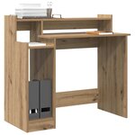 vidaXL Bureau Chêne artisanal 97 x 45 x 90 cm Bois d'ingénierie