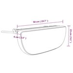 vidaXL Chaise de relaxation avec repose-pied Taupe Tissu microfibre