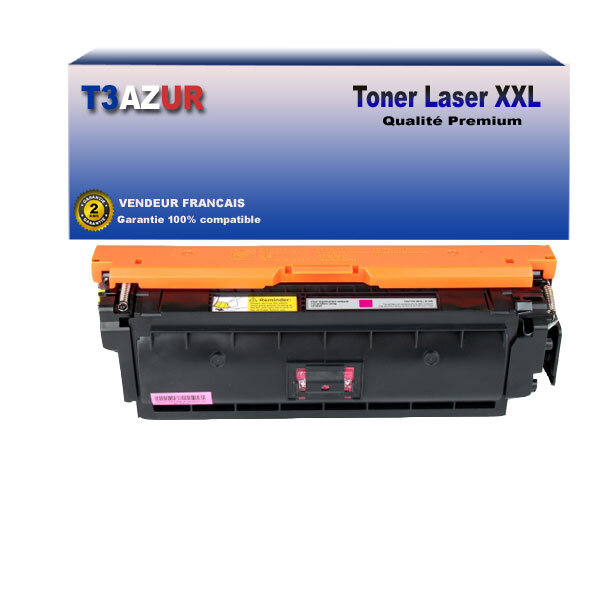 T3AZUR - Toner compatible avec Canon 040 H pour Canon LBP-710Cx  LBP-712Cdn  LBP-712Cx Magenta - 10 000p