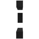 vidaXL Ensemble meuble TV 6 Pièces Chêne noir 100 x 30 x 30 cm