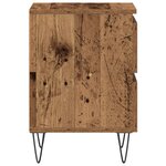 Table de chevet vidaXL en bois ancien 40x35x50 cm en bois reconstitué