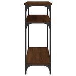 vidaXL Table console chêne marron 75x29x75 cm bois d'ingénierie