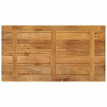 vidaXL Dessus de table 120x70x3 8cm rectangulaire bois massif manguier