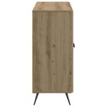 vidaXL Buffet Chêne artisanal 89 x 34 5 x 80 cm Bois d'ingénierie