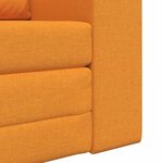vidaXL Canapé-Lit Jaune foncé 98 x 71 x 83 cm tissu