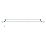 vidaXL Auvent Rétractable Vert et jaune 500x300 cm tissu