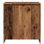 vidaXL Buffet 3 Pièces vieux bois bois d'ingénierie