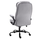 vidaXL Chaise de bureau Gris clair Velours