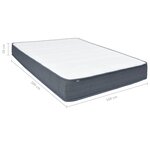 vidaXL Matelas de sommier tapissier 200x160x20 cm