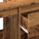 vidaXL Armoire lavabo vieux bois 65x33x60 cm bois d'ingénierie