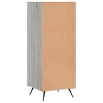 vidaXL Armoire à étagères sonoma gris 34 5x32 5x90cm bois d'ingénierie