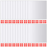 vidaXL Carreaux de miroir 48 Pièces Carré Verre