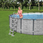 Bestway Piscine ronde Power Steel 488x122 cm