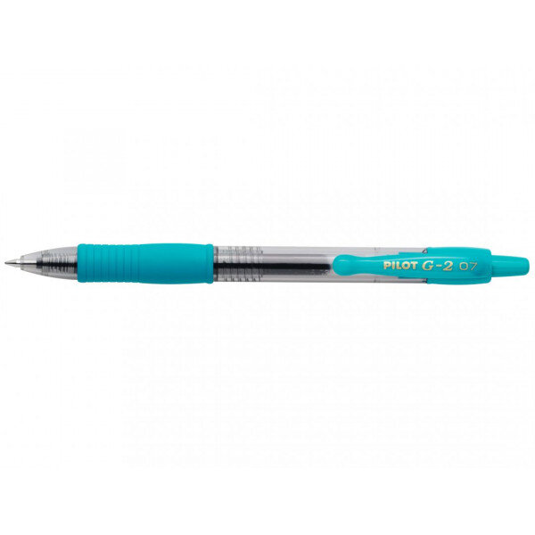 Stylo g-2 roller encre gel pointe moyenne turquoise pilot