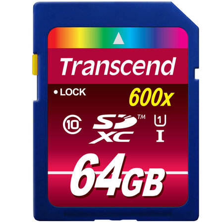 Transcend secure digital sdxc uhs-i 64 gb