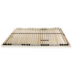 vidaXL Sommier à lattes avec 28 lattes 7 zones 100 x 200 cm