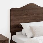 vidaXL Tête de lit Chêne brun 100 cm Bois d'ingénierie