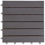 vidaXL Carreaux de terrasse 30Pièces Délavage gris 30x30 cm Acacia solide