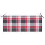vidaXL Banc de jardin avec coussin 120 cm Bambou