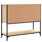 vidaXL Buffet chêne sonoma 100x36x85 cm bois d'ingénierie