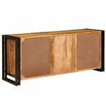 vidaXL Meuble TV Marron 120 x 30 x 50 cm Bois de manguier brut massif