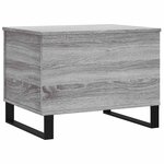 vidaXL Table basse Sonoma gris 60x44 5x45 cm Bois d'ingénierie
