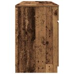 vidaXL Bureau Bois ancien 140 x 49 x 76 cm Bois d'ingénierie