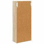 vidaXL Armoire murale de salle de bain Chêne Sonoma 30 x 14 x 70 cm
