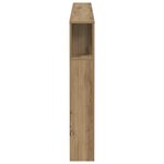 vidaXL Armoire de tête de lit chêne artisanal 160x18 5x103 5 cm