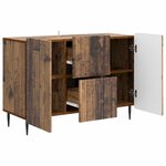 vidaXL Buffet Bois ancien 89 x 34 5 x 62 cm Bois d'ingénierie