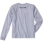 Tee-shirt manches longues Sleeve Logo gris clair taille M