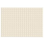 vidaXL Couverture lestée Crème clair 137x200 cm 10 kg Tissu