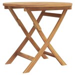 vidaXL Ensemble de salle à manger pour jardin 3 Pièces Marron